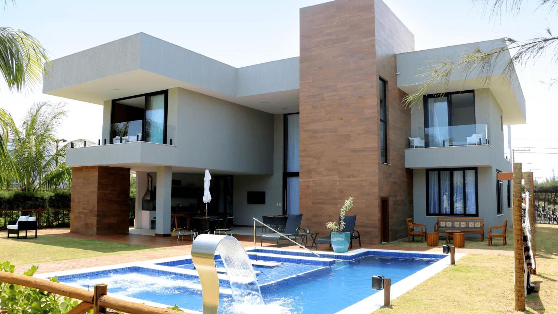 Casa Cerqueira 4 Suites Guarajuba Cond. Frente Mar Camassari Kültér fotó