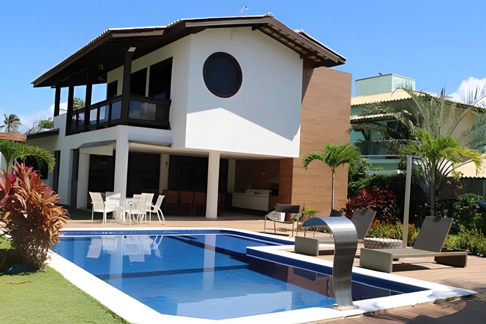 Casa Cerqueira 4 Suites Guarajuba Cond. Frente Mar Camassari Kültér fotó